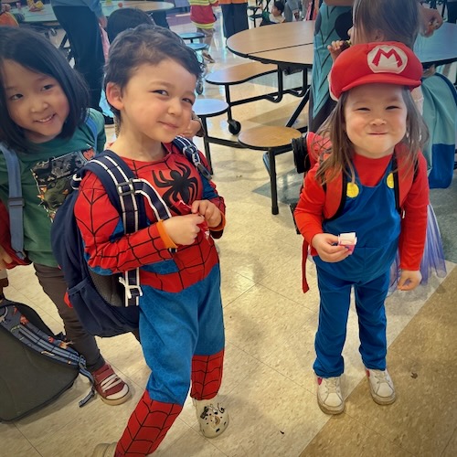 NWCS Halloween celebration.